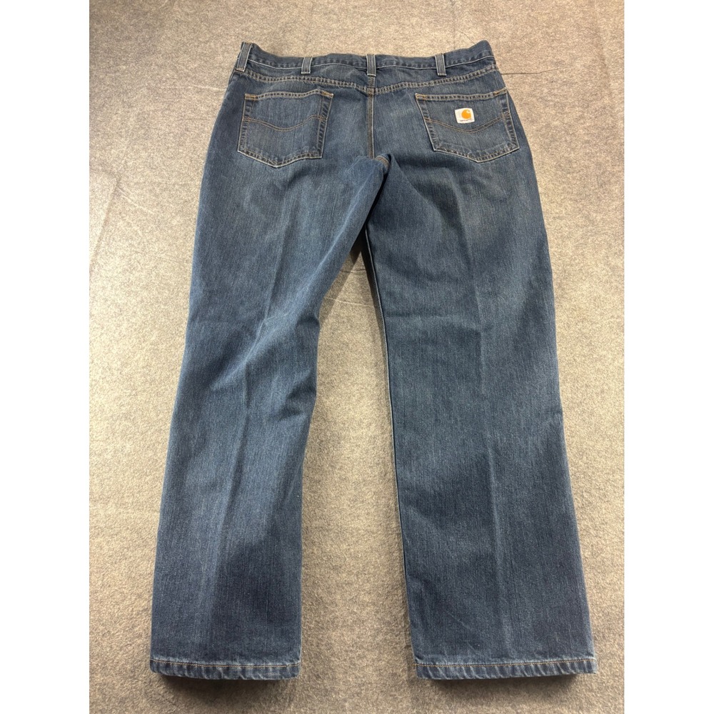 Carhartt Relaxed Fit Tapered Leg Jeans Blue Denim 40x32 Western 101483-968
